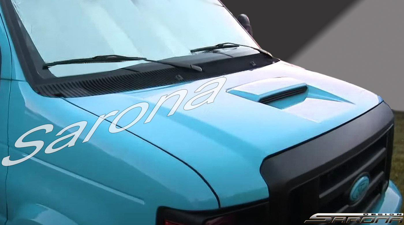 Custom Ford Econoline Van  All Styles Hood (2008 - 2015) - $1190.00 (Part #FD-028-HD)